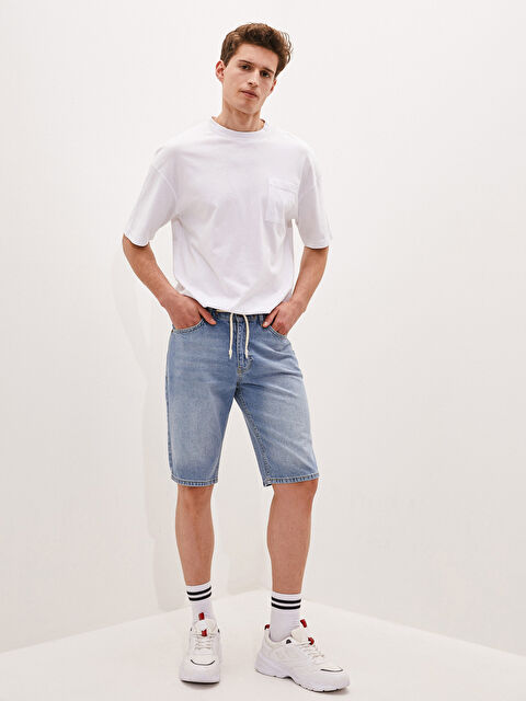 LCW Jeans Short En Jean Bermuda Coupe Standard Pour Hommes - S17863Z8-311