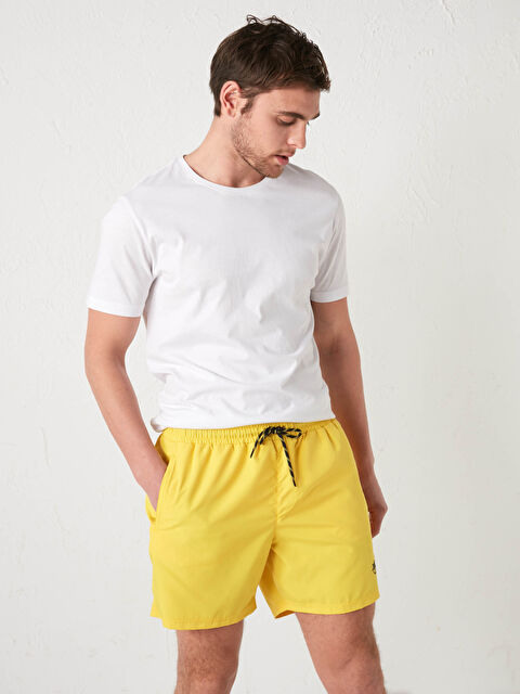 LCW SWIMWEAR Short Length Basic Men's Swimming Shorts - S18178Z8-FVT