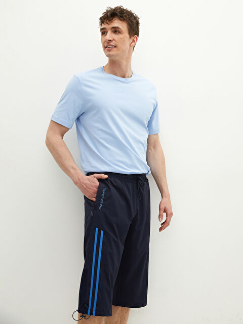 LCW SWIMWEAR Below Knee Length Patterned Men's Swimming Shorts - S18407Z8-HRZ