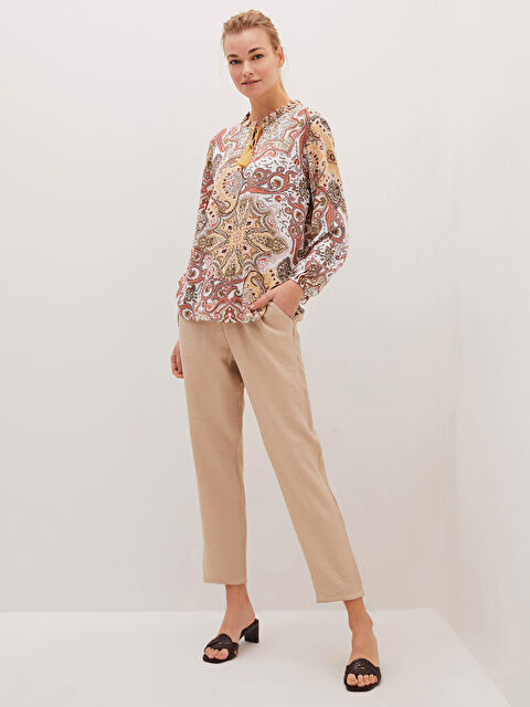 LCWAIKIKI Basic Elastic Waist Trousers - S18558Z8-FFG