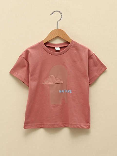 LCW baby Crew Neck Short Sleeve Printed Baby Boys' T-Shirt - S1AA70Z1-H1U