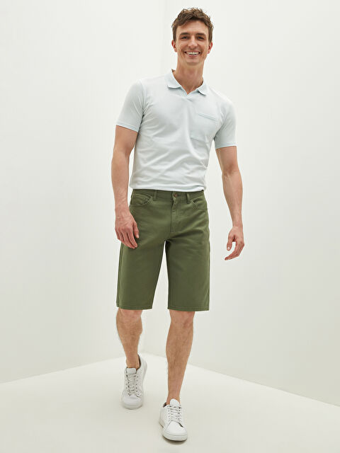 XSIDE شورت جينز برمودا عادي للرجال - S1AB54Z8-HDA