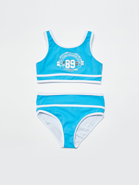 LCW Kids بيكيني للبنات بقماش مطاطي مطبوع - S1AY50Z4-H0U