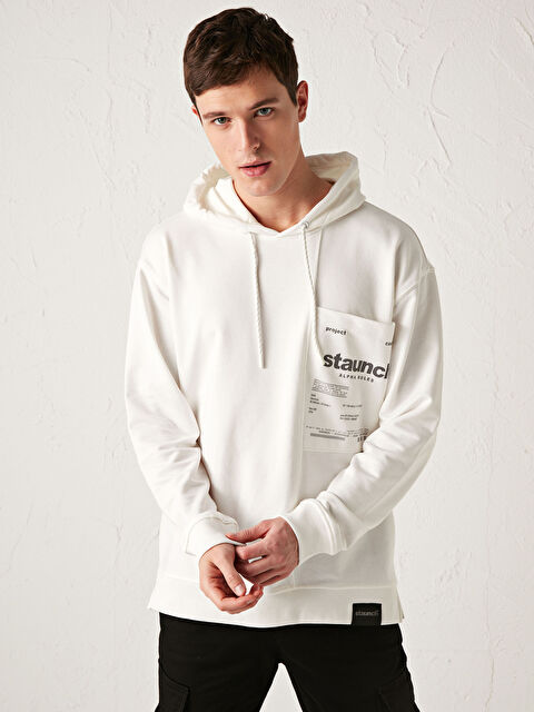 XSIDE Long Sleeve Printed Men's Hoodie - S1BG94Z8-R5B