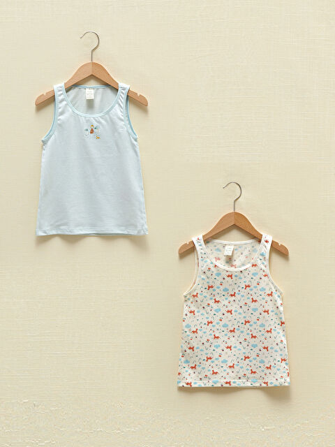 LCW Kids Crew Neck Printed Girl Athlete 2 Pieces - S1BV91Z4-FX5