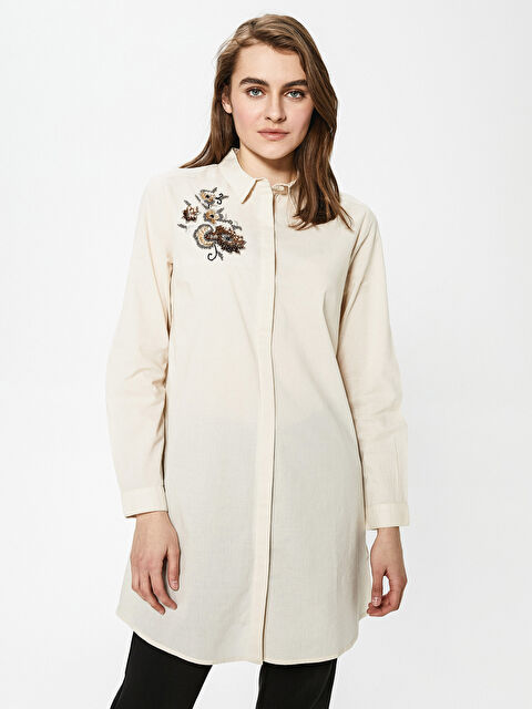 LCWAIKIKI Classic Tunique en chemise brodée pour Femmes - S1DG28Z8-FWZ