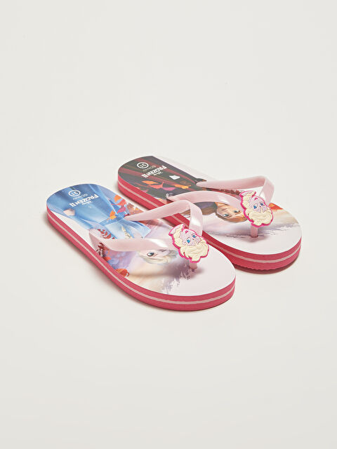 LCW STEPS Frozen Lisanslı Parmak Arası Kız Çocuk Plaj Terliği - S1DN13Z4-LT4