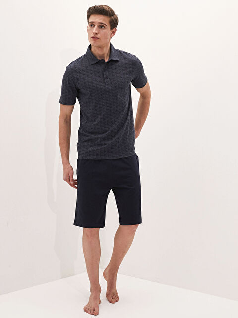 LC WAIKIKI Regular Fit Men's Short Pyjama Set - S1DV06Z8-LQQ