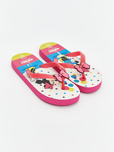 LCW STEPS Minnie Mouse Printed Flip Flops - S1EA80Z4-LU7