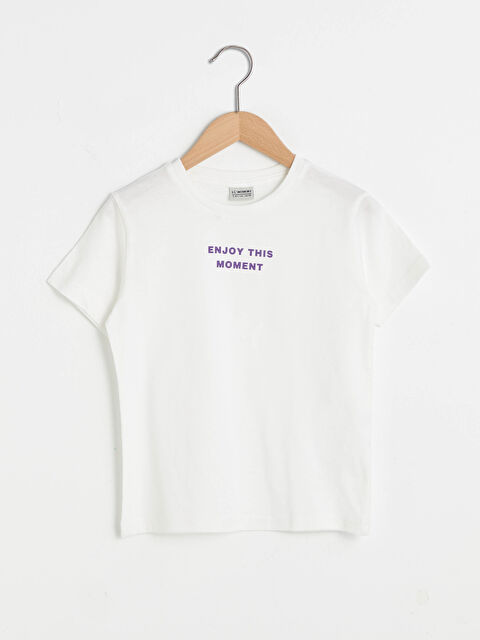 LCW Kids Crew Neck Basic Short Sleeve Cotton Boy T-shirt - S1FQ36Z4-EEW