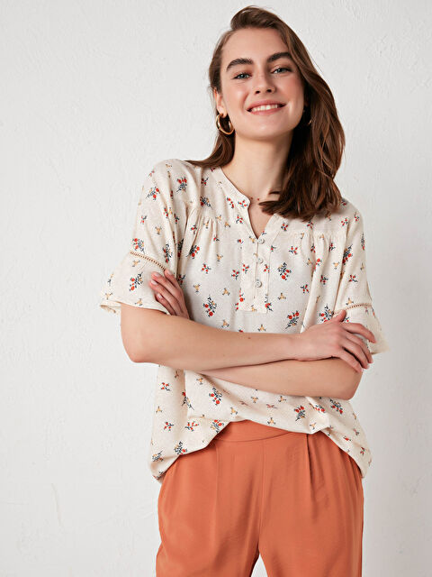 LCW Grace Žena EKRU Bluza - S1FR48Z8-LRA