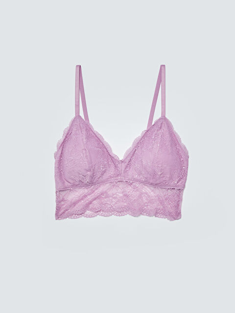 LCW DREAM Lace Detail Bralet Bra - S1G693Z8-GEG
