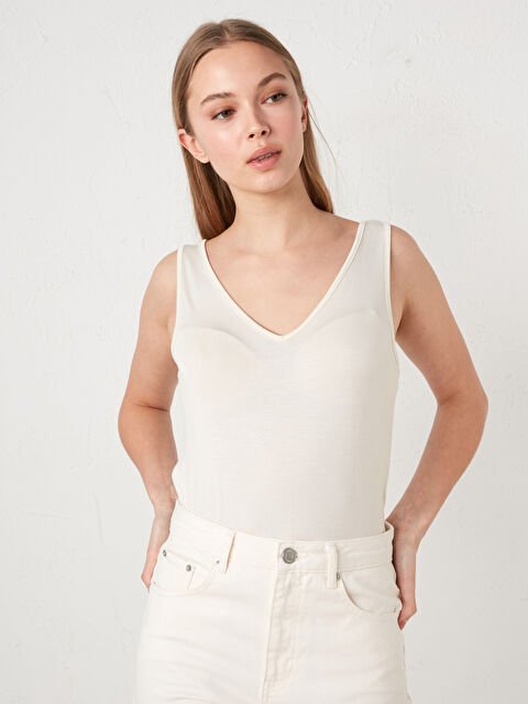 LCW Vision Female V-Neck Strapped Straight Athlete - S1GL14Z8-LXF