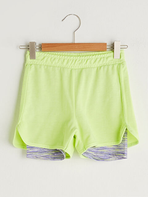 LCW Kids Basic Girl Tights Shorts With Waist Elastic - S1GS53Z4-RQC