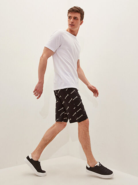 XSIDE شورت رجالي بنقشة بقصة رفيعة - S1HJ99Z8-CVL