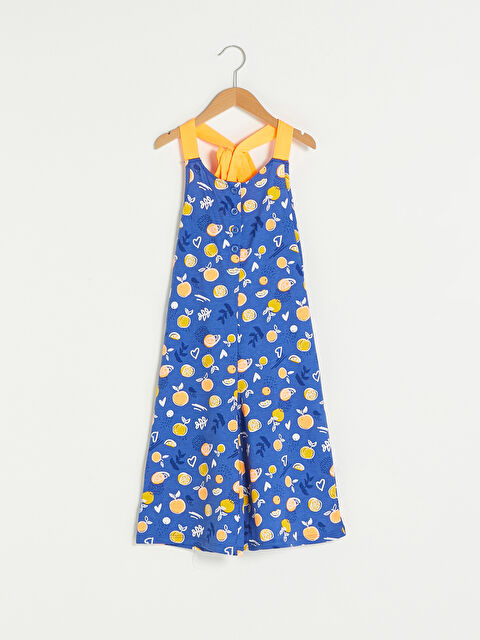 LCW Kids Patterned Back Detailed Girl's Jumpsuit - S1HM58Z4-LQQ