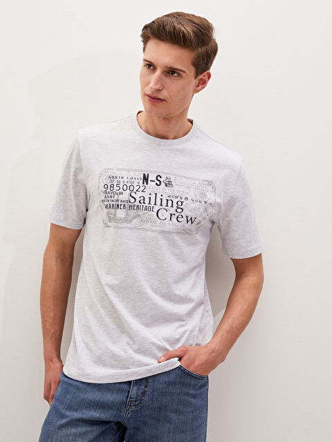 LCWAIKIKI Classic Muškarac BEŽ Majica kratkih rukava - S1HS86Z8-DFL