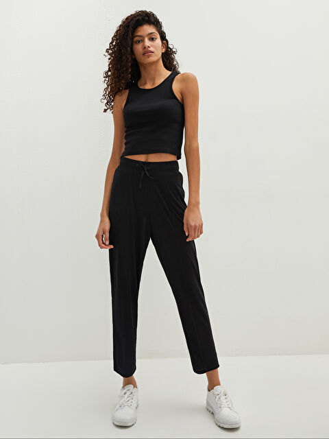 LCW Vision Elastic Waist Regular Pocket Detailed Women's Sweatpants - S1IS79Z8-CVL