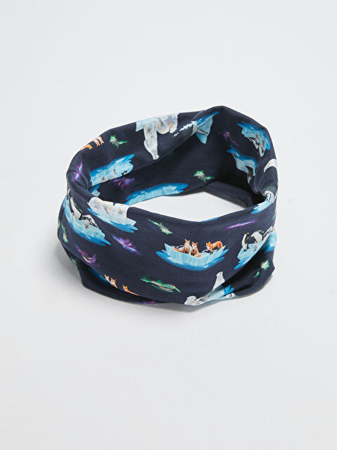 LCW ECO Printed Boys' Tube Scarf - S1IT18Z4-HFK