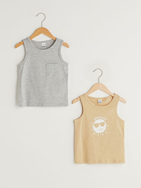 LCW baby Crew Neck Baby Boy Athlete 2 Pair - S1JC82Z1-RYY