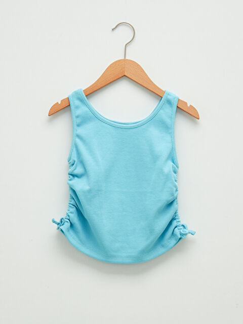 LCW Kids Crew Neck Basic Cotton Girl Athlete - S1JC91Z4-G0P