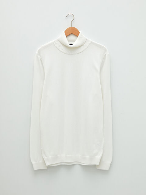 XSIDE Свитер из трикотажа с длинным рукавом и полуводолазкой для мужчин - W11732Z8-DPF