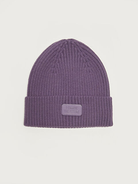 LCW ACCESSORIES Бүктелген ұлдардың трикотаж бини шапкасы - W12736Z4-UTE
