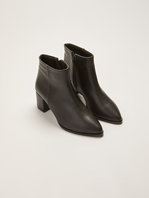 LCW STEPS Женские ботинки на каблуке из искусственной кожи - W12823Z8-HUC