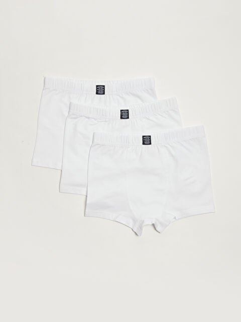 LCW Kids Basic Cotton Boys' Boxer 3-Pack - W14164Z4-JYX