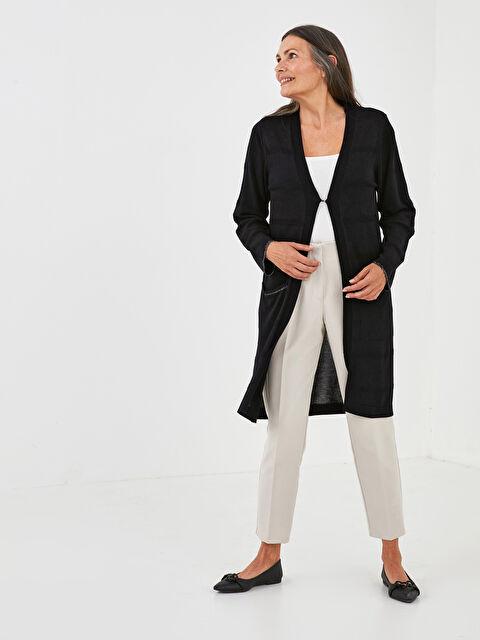 LCW Grace Žena CRNA Kardigan - W15085Z8-CVL