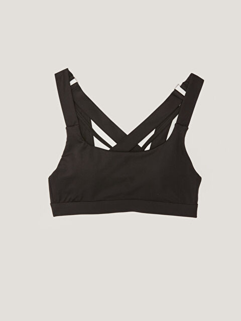 LCW DREAM Haut bustier sans armature à col carré avec bretelles croisées droites non rembourré - W16594Z8-CVL