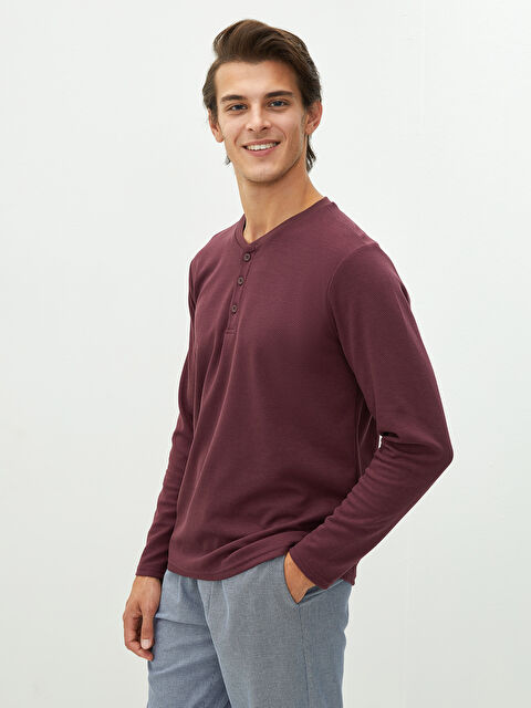 LC WAIKIKI Standart Kalıp Uzun Kollu Erkek Atlet - W18497Z8-HEN