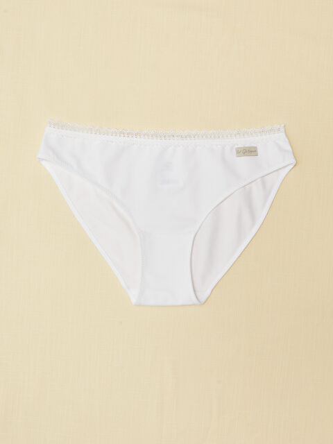 LCW DREAM Lace Detailed Bikini Knickers - W19247Z8-FFB