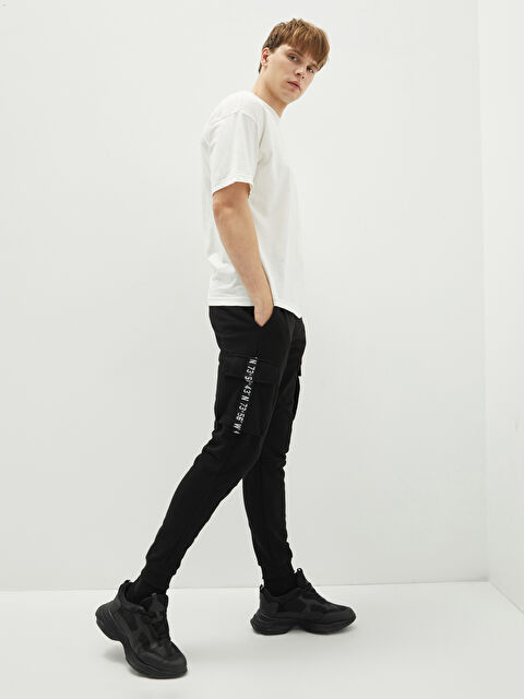 XSIDE Slim Fit Men's Sweatpants -W1AL81Z8-CVL - LC Waikiki