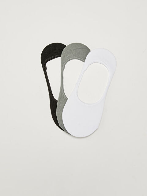 LCW DREAM Kadın Düz Babet Çorap 3'lü - W1AR40Z8-FFB