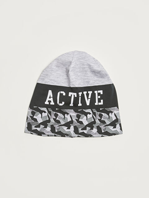 LCW ACCESSORIES Baskılı Erkek Çocuk Triko Bere - W1CL52Z4-D5C