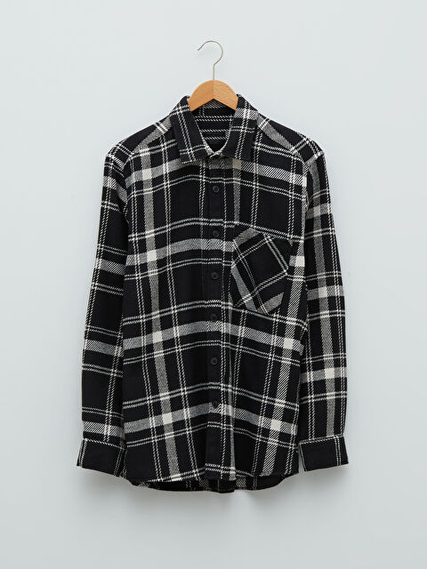 XSIDE Regular Fit Long Sleeve Plaid Men's Flannel Shirt