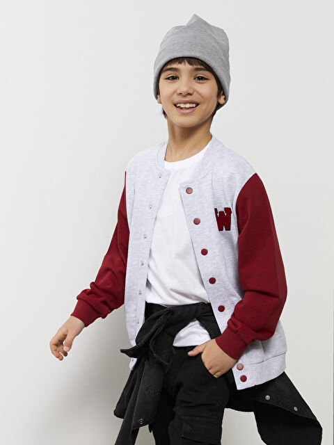 LCW ACCESSORIES Plain Cotton Boys Beanie - W1H810Z4-CT3