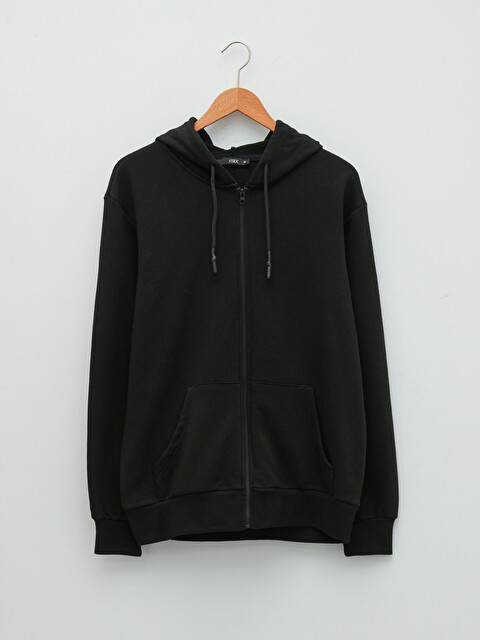 XSIDE Hooded Long Sleeve Men's Zip-Up Sweatshirt - W1H923Z8-CVL