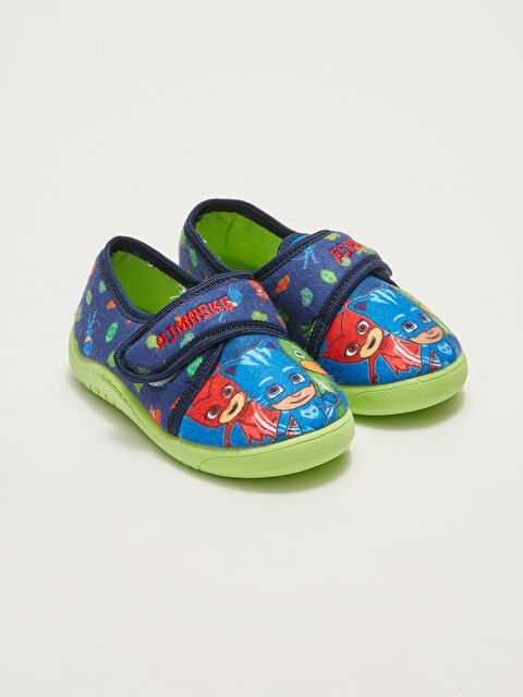 LCW STEPS Гибкие Мягкие Домашние Тапочки-Пандуфы для Малышей Мальчиков Pijamaskeliler с Лицензией и Застежкой на Липучке - W1HM52Z1-KHB