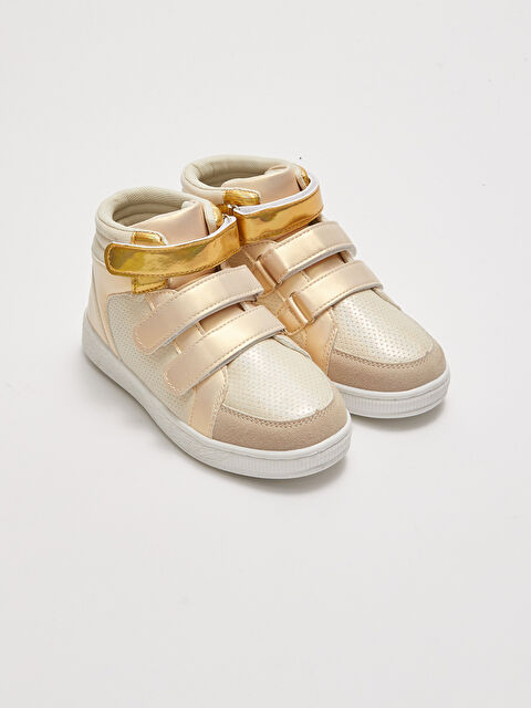 LCW STEPS Leather Look Girls' Sneakers with Velcro and Velcro - W1IT89Z4-SCM