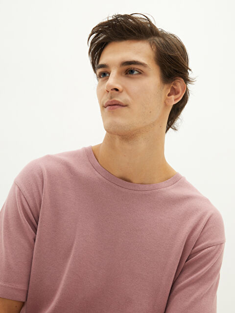 XSIDE Crew Neck Short Sleeve Men's Knitwear Sweater - W1J251Z8-GVH