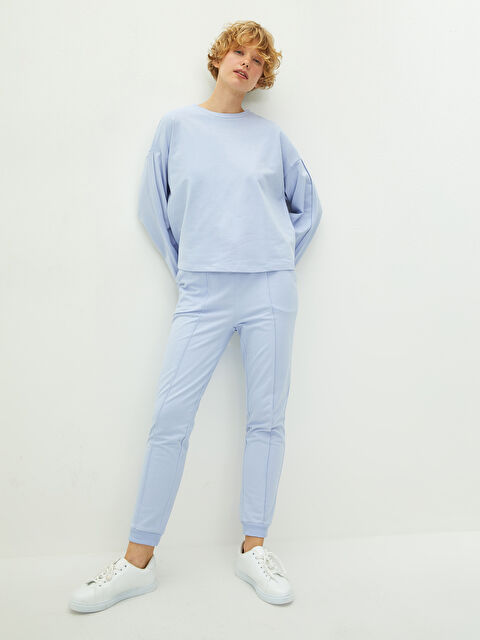 LCW Vision Beli Lastikli Düz Cep Detaylı Kadın Eşofman Altı - W1JL29Z8-QZ6