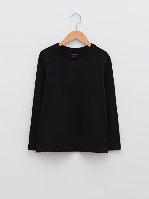 LCW Kids Crew Neck Short Sleeve Boy Undershirt - S20189Z4-CVL