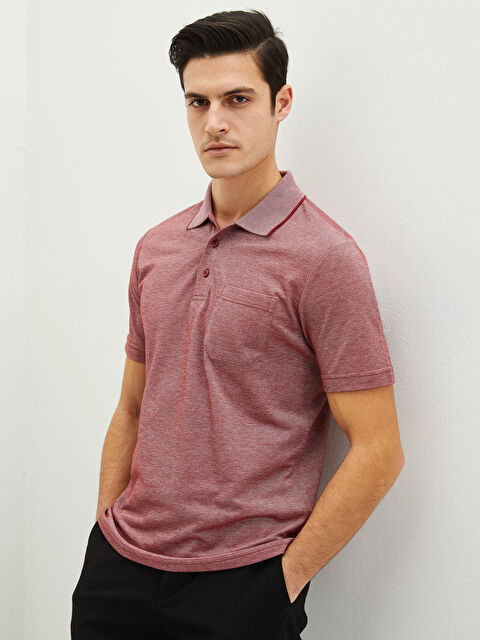 LCWAIKIKI Classic Polo Neck Short Sleeve Men's T-Shirt - S20758Z8-HNP