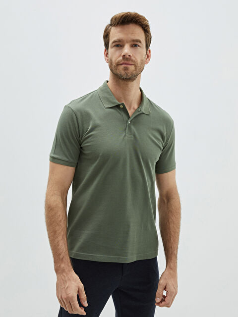 LCWAIKIKI Classic Polo Neck Short Sleeve Pique Men's T-Shirt - S20841Z8-P9S