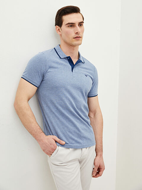 LCWAIKIKI Basic Polo Neck Short Sleeve Pique Men's T-Shirt - S20842Z8-L9G