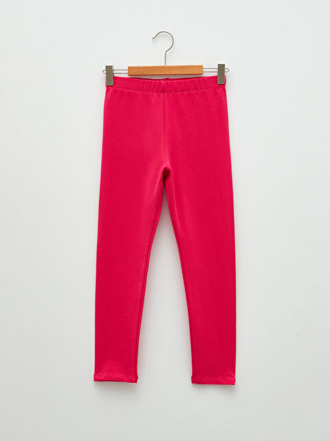LCW Kids بنطلون ليجن طويل بناتي بوسط مطاطي بسيط - S21304Z4-H4K