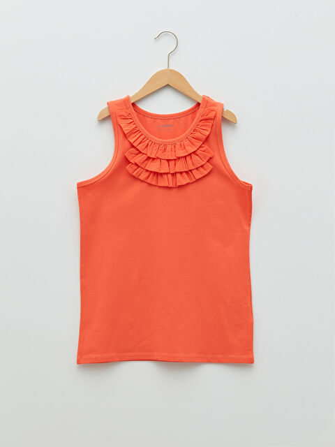 LCW Kids Crew Neck Basic Girls' Tank Top - S21739Z4-GR0