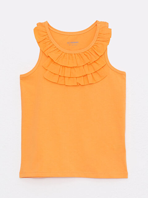 LCW Kids Crew Neck Basic Girls' Tank Top - S21739Z4-FLS